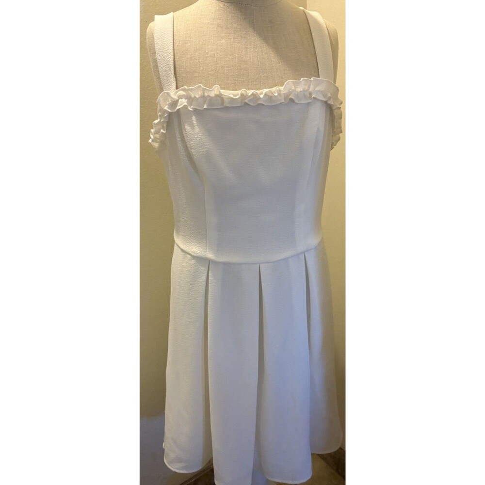 Xtraordinary White Strapless Sundress Midi